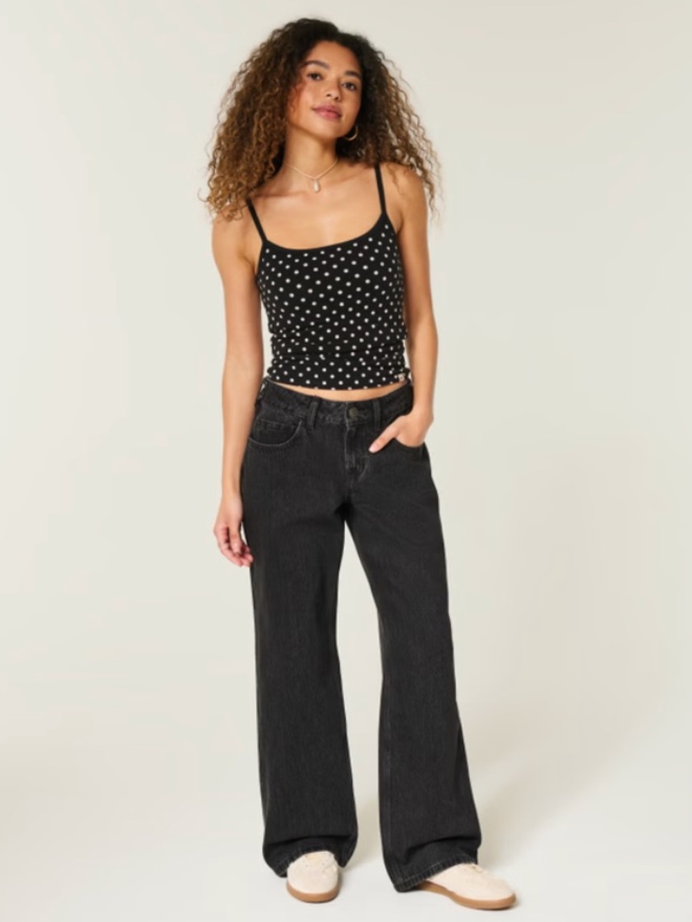 Hollister Andi Adjustable Waist Low-Rise Baggy Jeans